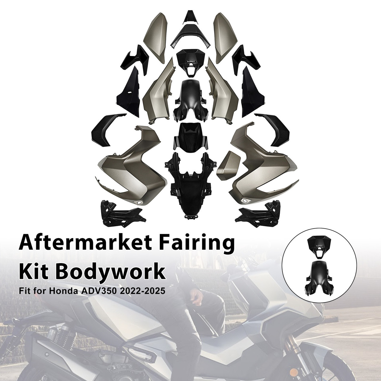 2022-2025 Honda ADV350 Aftermarket Fairing Kit Bodywork #102 Generic