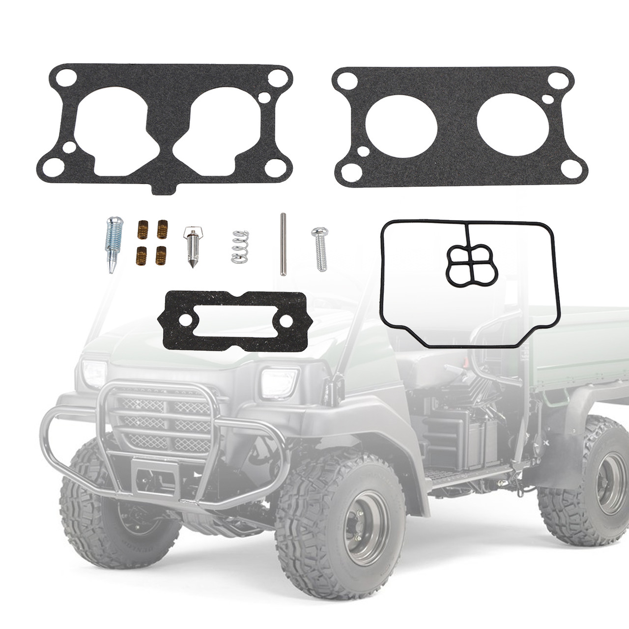 2001-2008 Kawasaki Mule 3000 3010 3020 Replacement Set Carburetor Carb Rebuild Kit 15003-2766 Generic