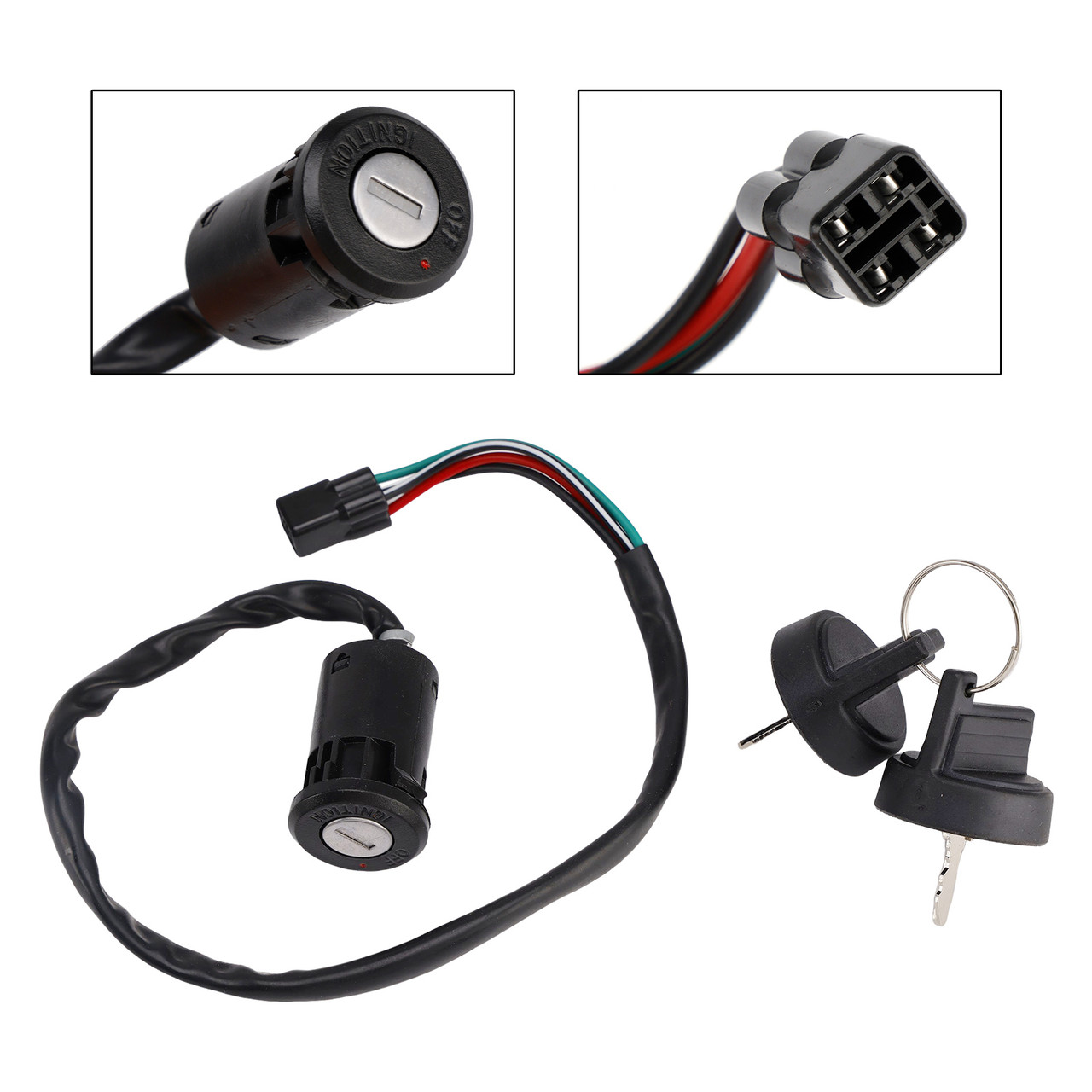 2004-2014 Honda TRX450R TRX450ER Ignition Key Switch 35100-Hp1-003 Generic