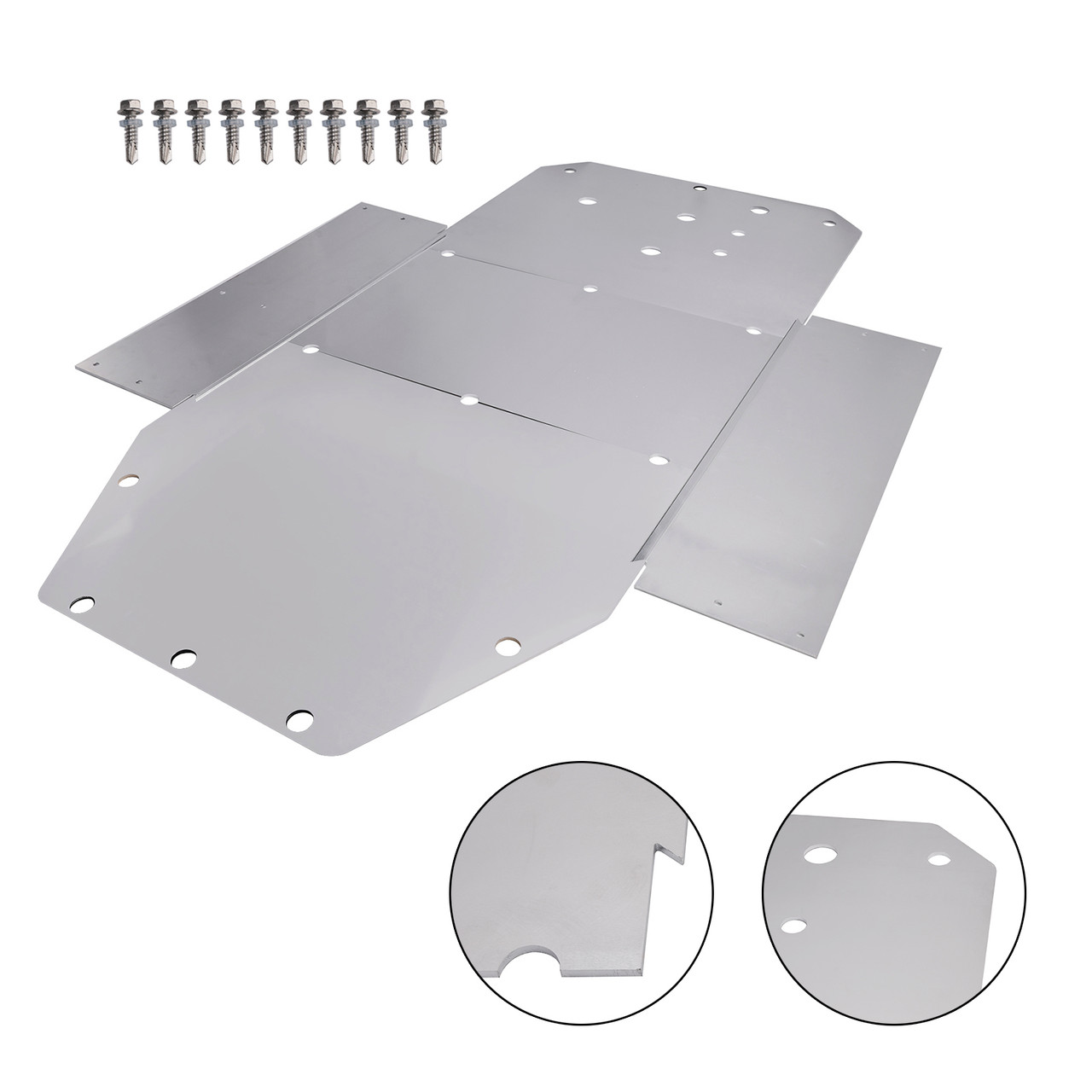 2008-2016 Polaris RZR 800 900 Skid Plate Aluminum Chassis Guard Generic