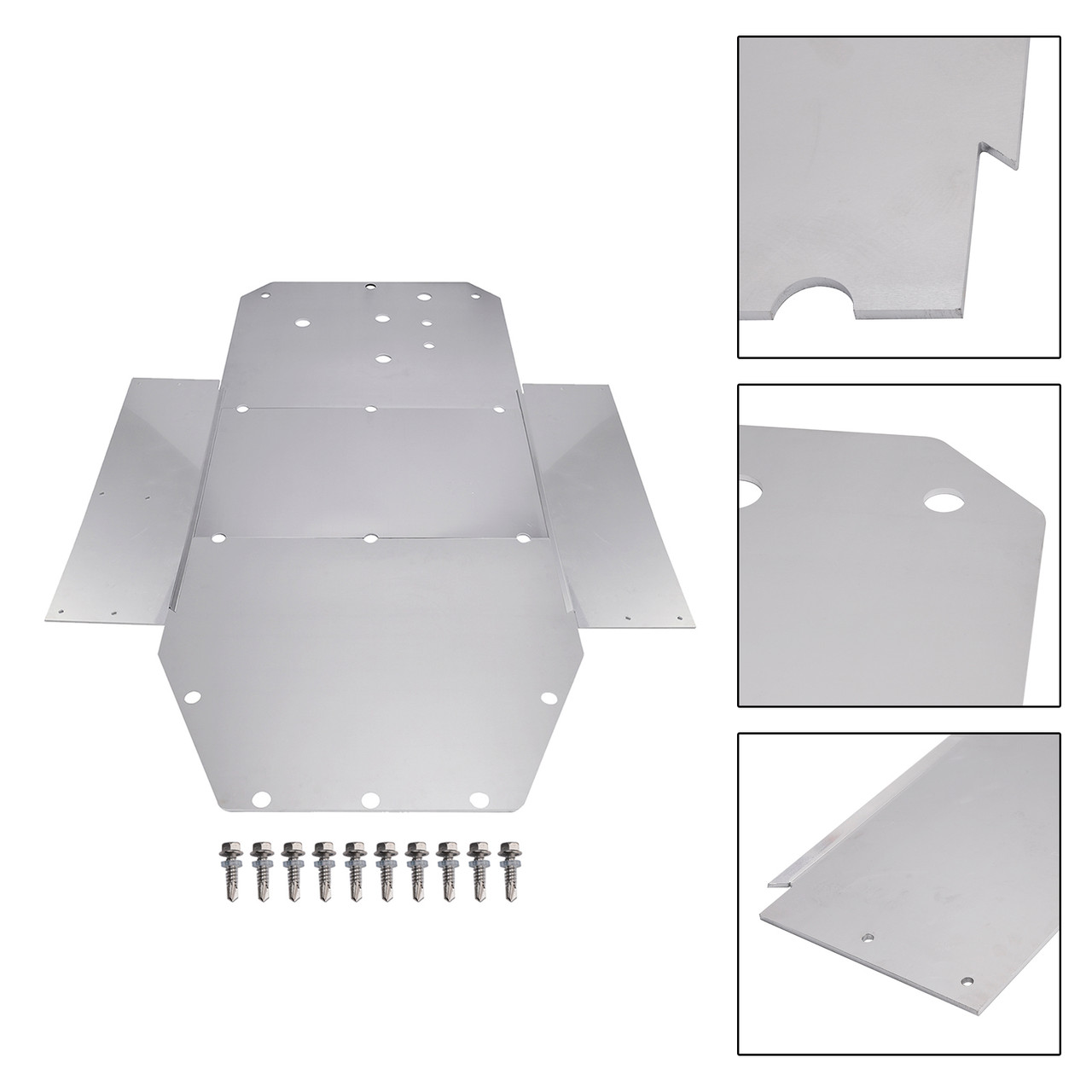 2008-2016 Polaris RZR 800 900 Skid Plate Aluminum Chassis Guard Generic