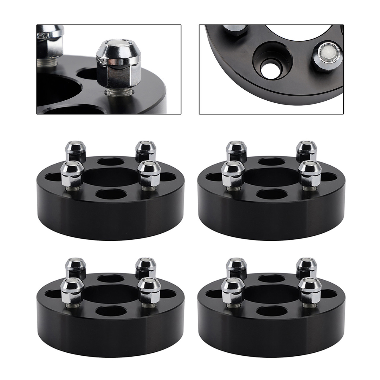 Yamaha Club Car Ezgo 1.5 Inch Golf Cart Wheel Spacers Kit With Lug Nuts Generic