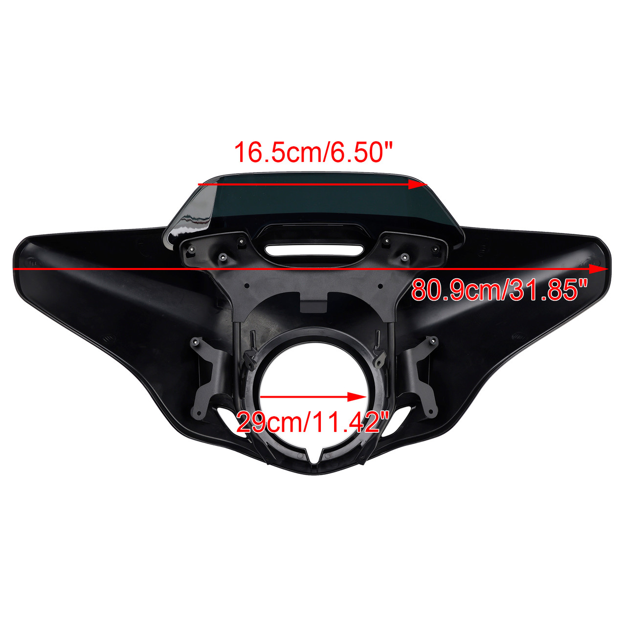 2021-2024 HONDA CM300 CM500 Windshield Headlight Fairing Gloss Black+Black Generic