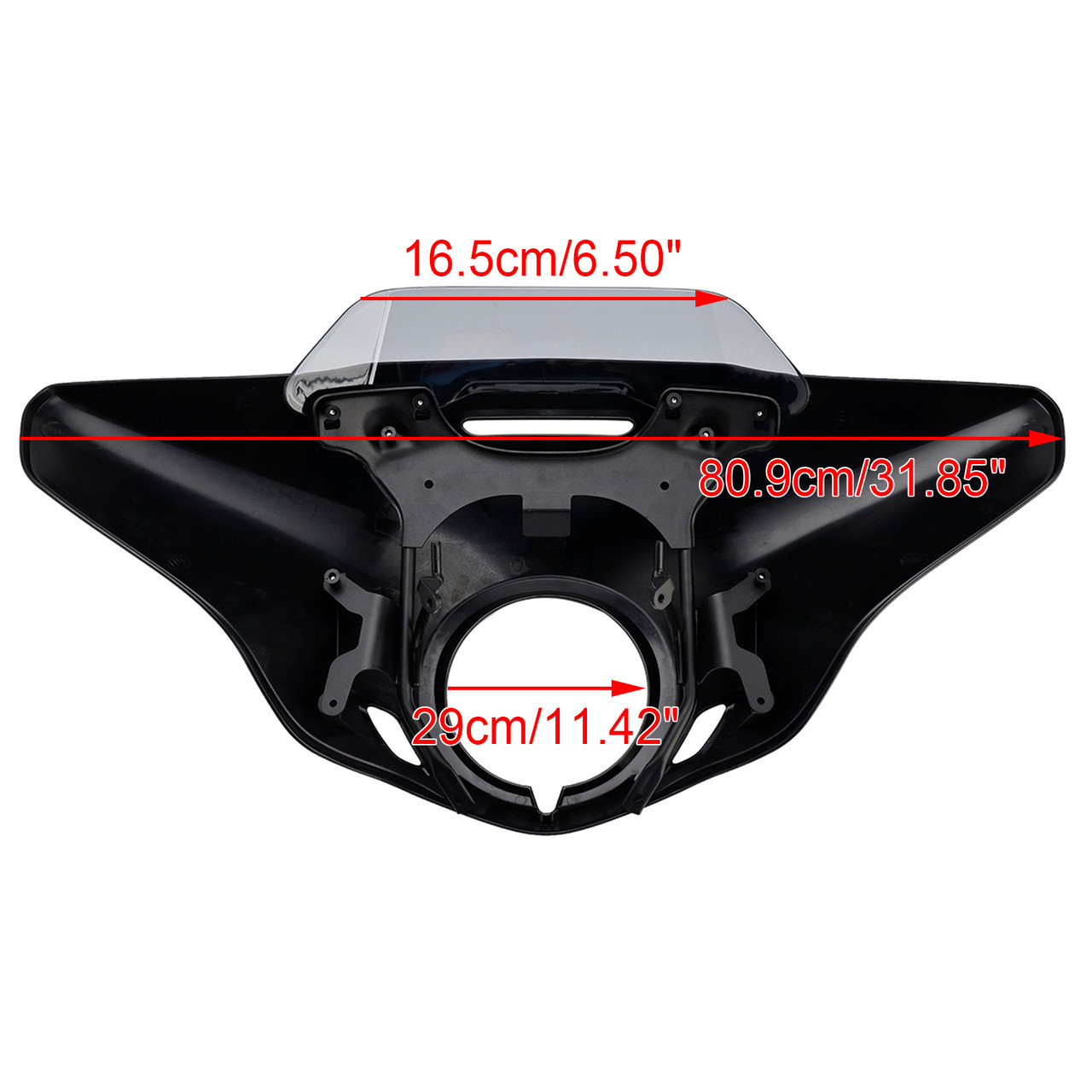 2021-2024 HONDA CM300 CM500 Windshield Headlight Fairing Gloss Black+Gray Generic