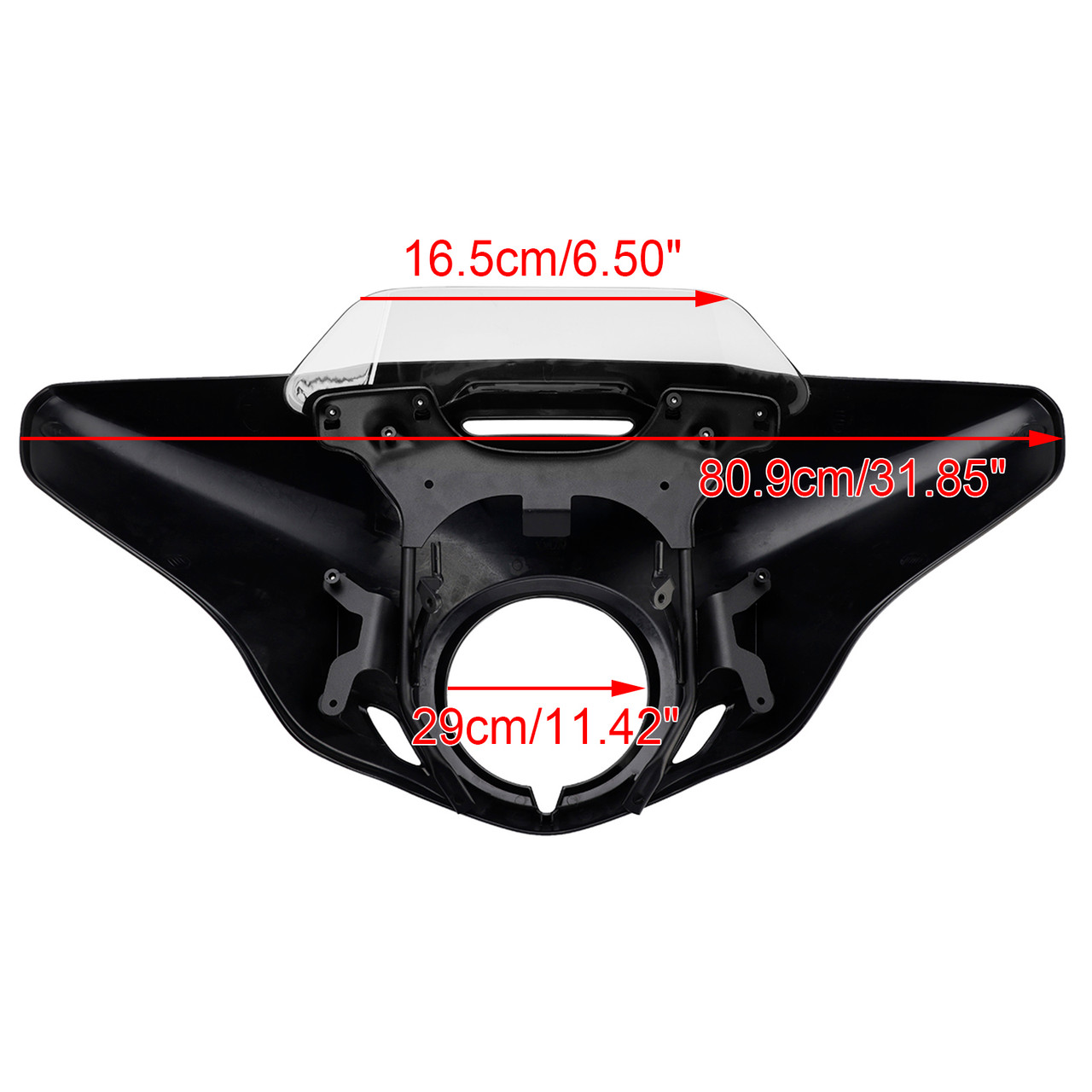 2021-2024 HONDA CM300 CM500 Windshield Headlight Fairing Matte Black+Clear Generic