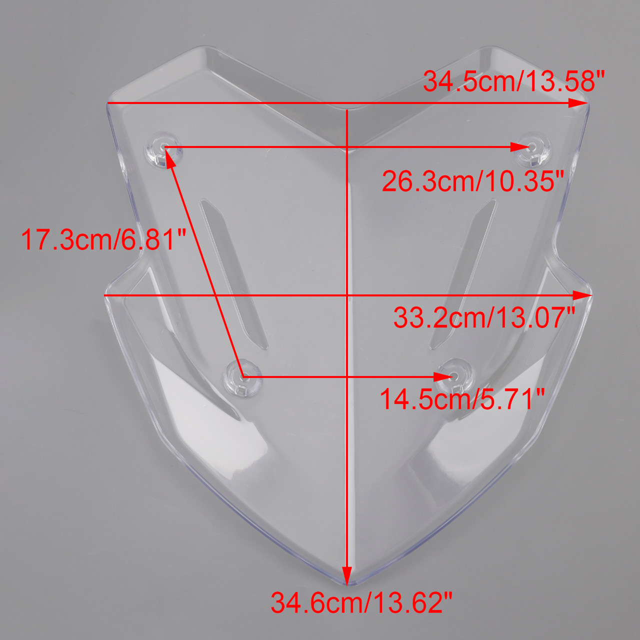 2025- Kawasaki X-MAX 300 Windshield Windscreen Clear Generic