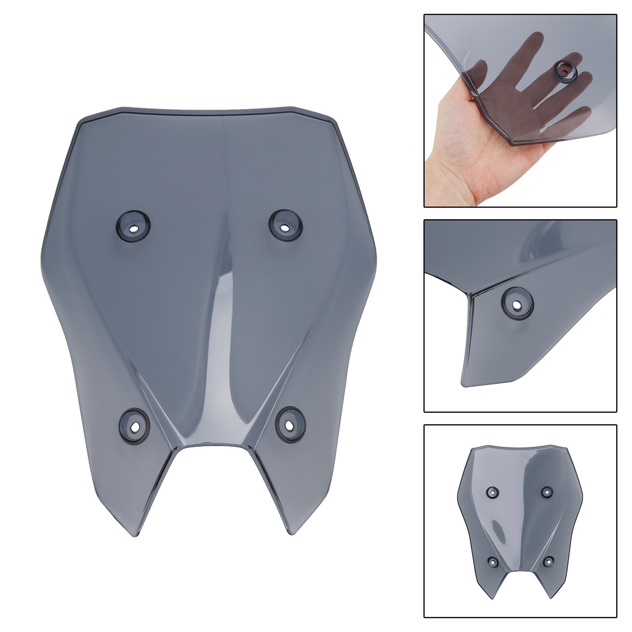 2025- Kawasaki Z900 Windshield Windscreen Gray Generic