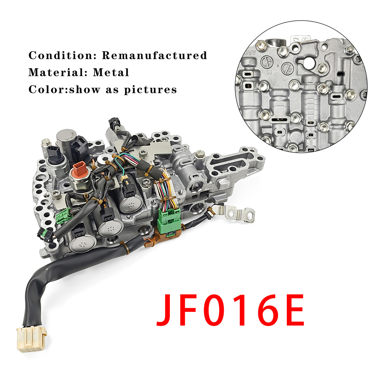 JF016E CVT Transmission Valve Body with Solenoids For Nissan Altima 2.5L 12-2019
