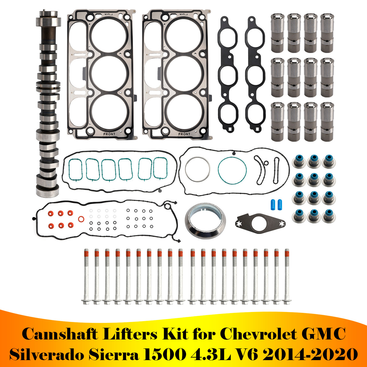 2014-2020 Chevrolet Silverado 1500 4.3L Camshaft Lifters Kit 12633773 Generic