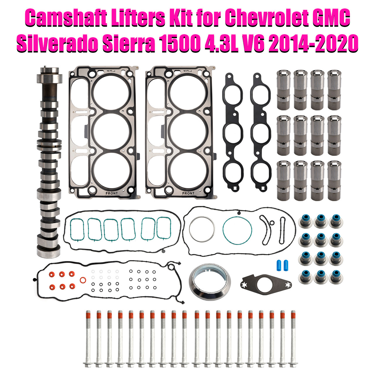 2014-2020 GMC, Sierra 1500 4.3L Camshaft Lifters Kit 12633773 Generic