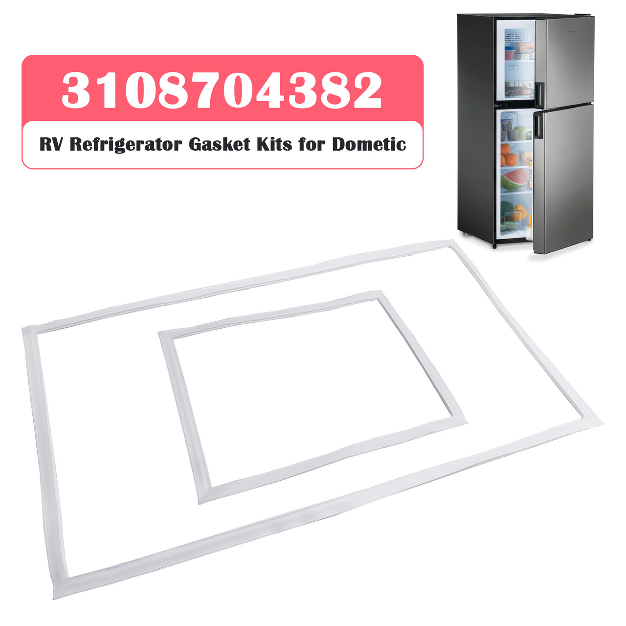 RV Refrigerator Gasket Kits 3108704382 for Dometic RM2852 RM3862 RM2862 RM4872