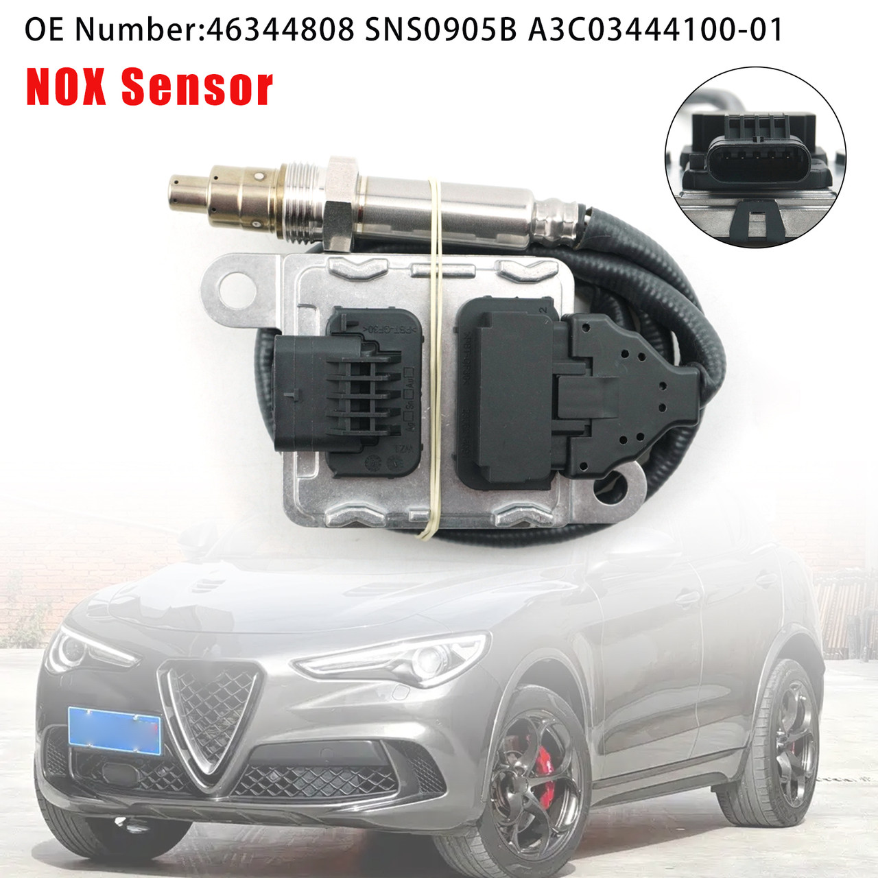 2015-Alfa Romeo Giulia/ Stelvio Upstream NOX Sensor 46344808 A3C03444100 Generic