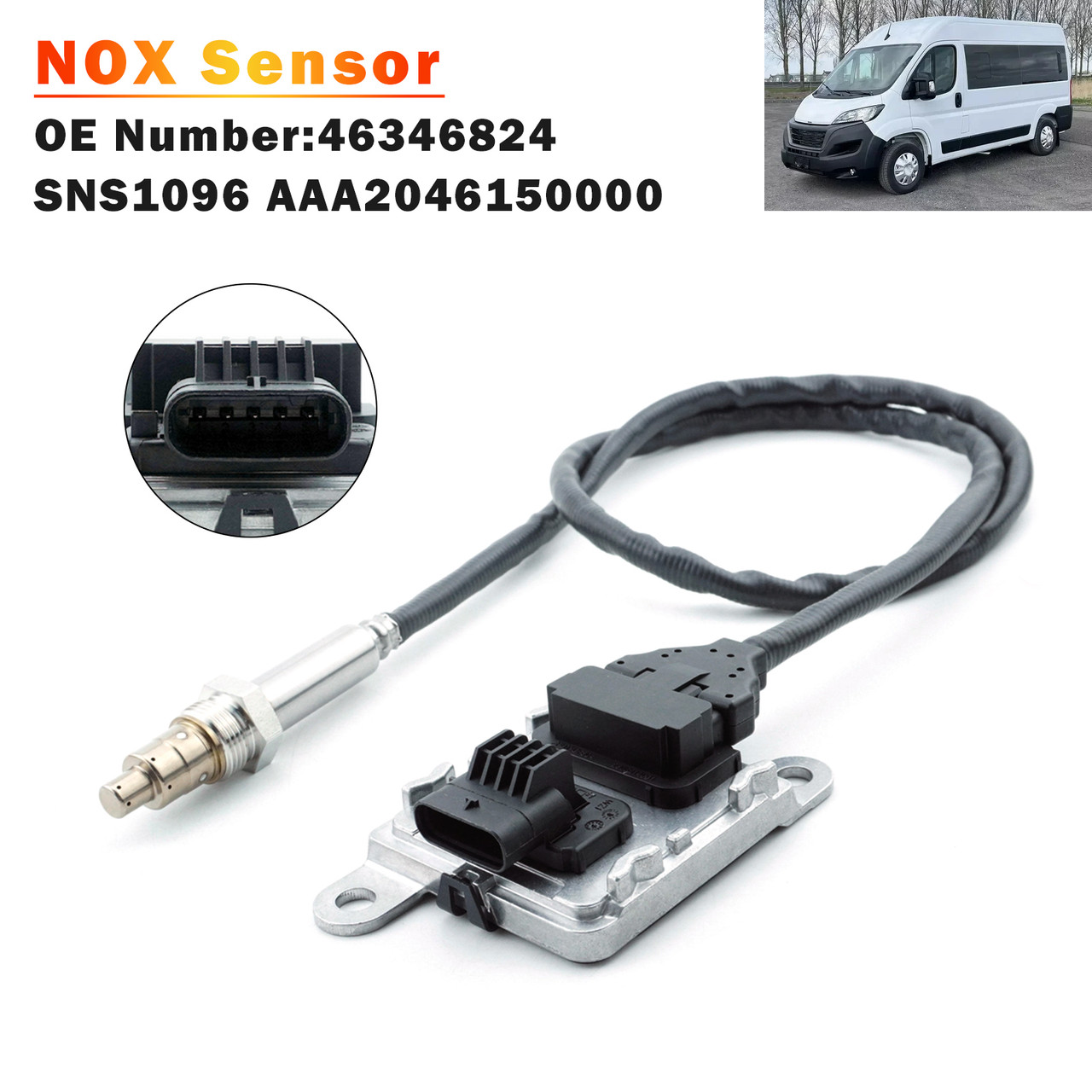 2021- Fiat Ducato Bus Platform Multijet 2.2D Upstream NOX Sensor 46346824 Generic