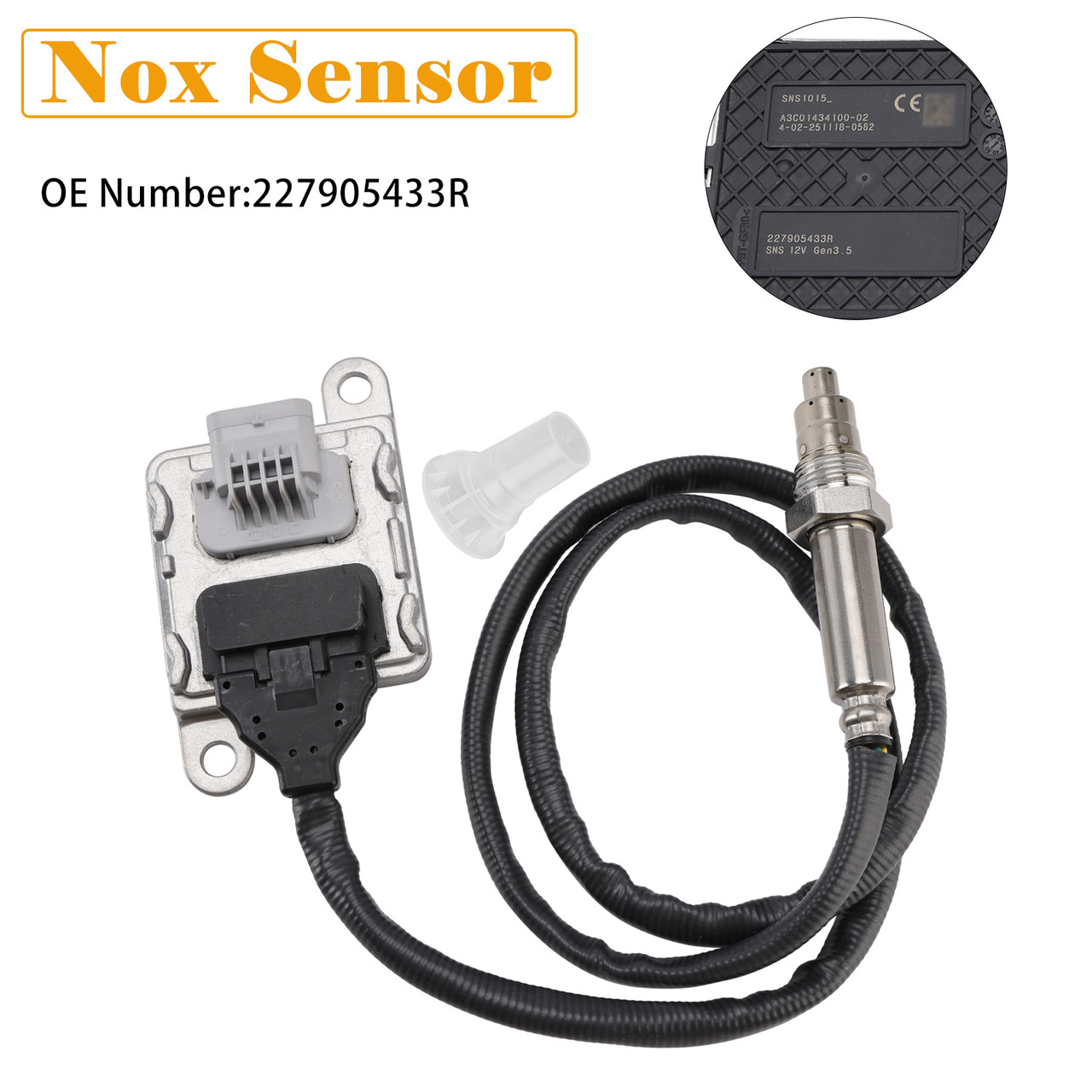 2010- RENAULT Alaskan Master III Trafic III Nitrogen Oxide NOx Sensor 227905433R Generic