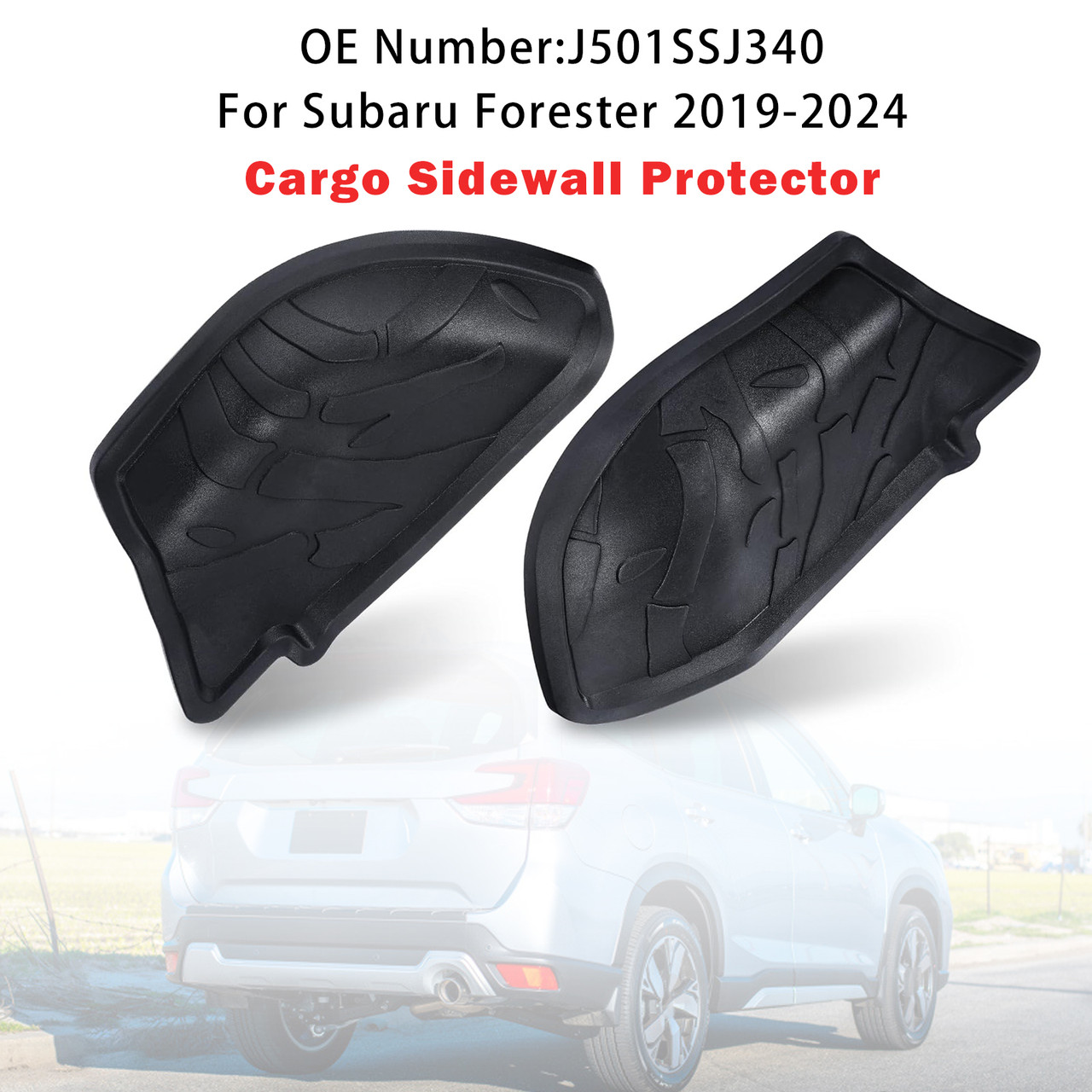2019-2024 Subaru Forester Cargo Sidewall Protector Set J501SSJ340 Generic