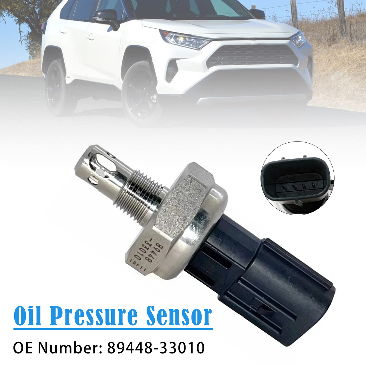 2019-2020 Toyota Corolla 4-Cylinder 2.0L Oil Pressure Sensor 89448-33010 Generic