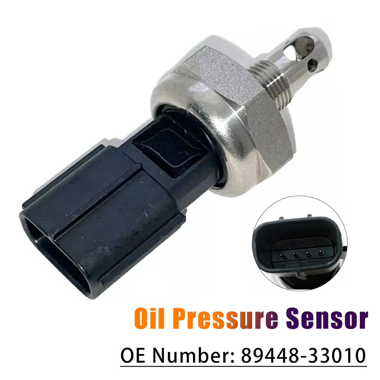 2019 Toyota RAV4 4-Cylinder 2.5L Oil Pressure Sensor 89448-33010 Generic