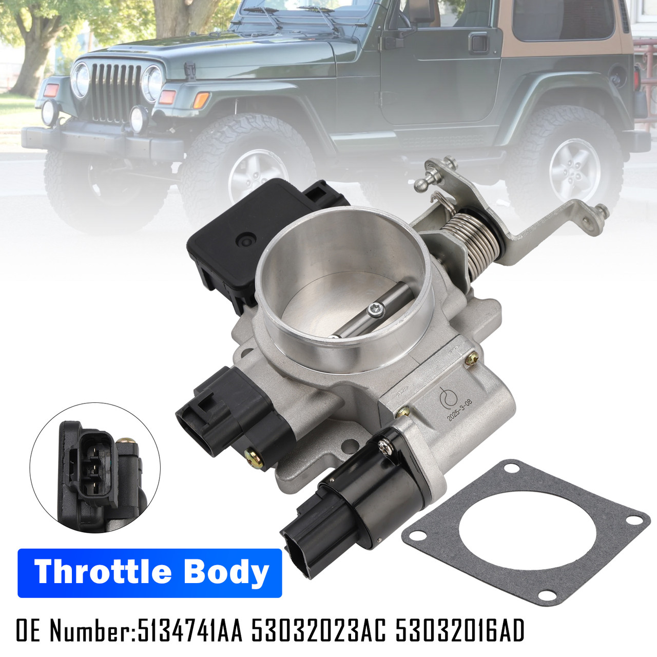 1998-2001 Jeep Grand Cherokee ZJ WJ Throttle Body 53032023AC Generic