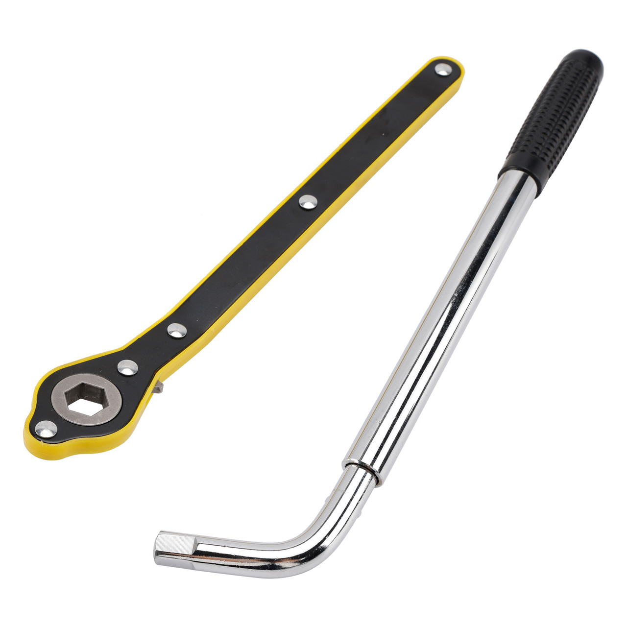 Car Jack 2.5 T/2500 kg Universal Scissor Jack For Car with Rubber Pad Portable Trolley Jack with Wheel Brace Wrench Car Emergency Kit For SUV MPV