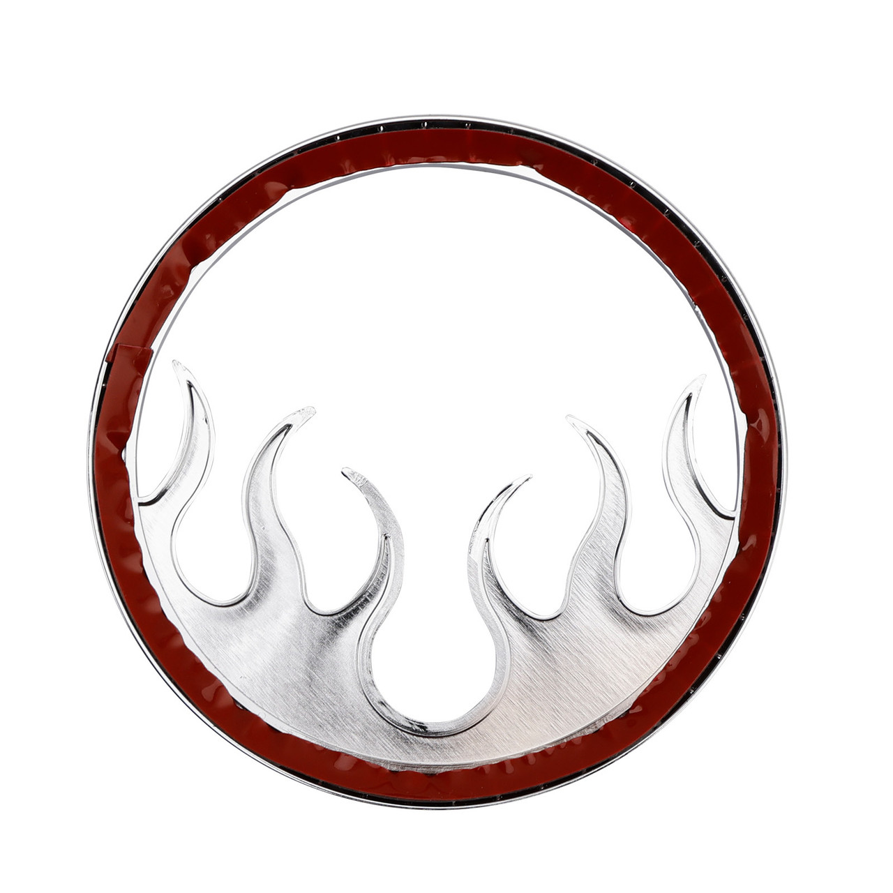 2014-2022 Harley Trike Tri Glide Ultra Flame Speaker Grills Accent Trim Cover Chrome Generic