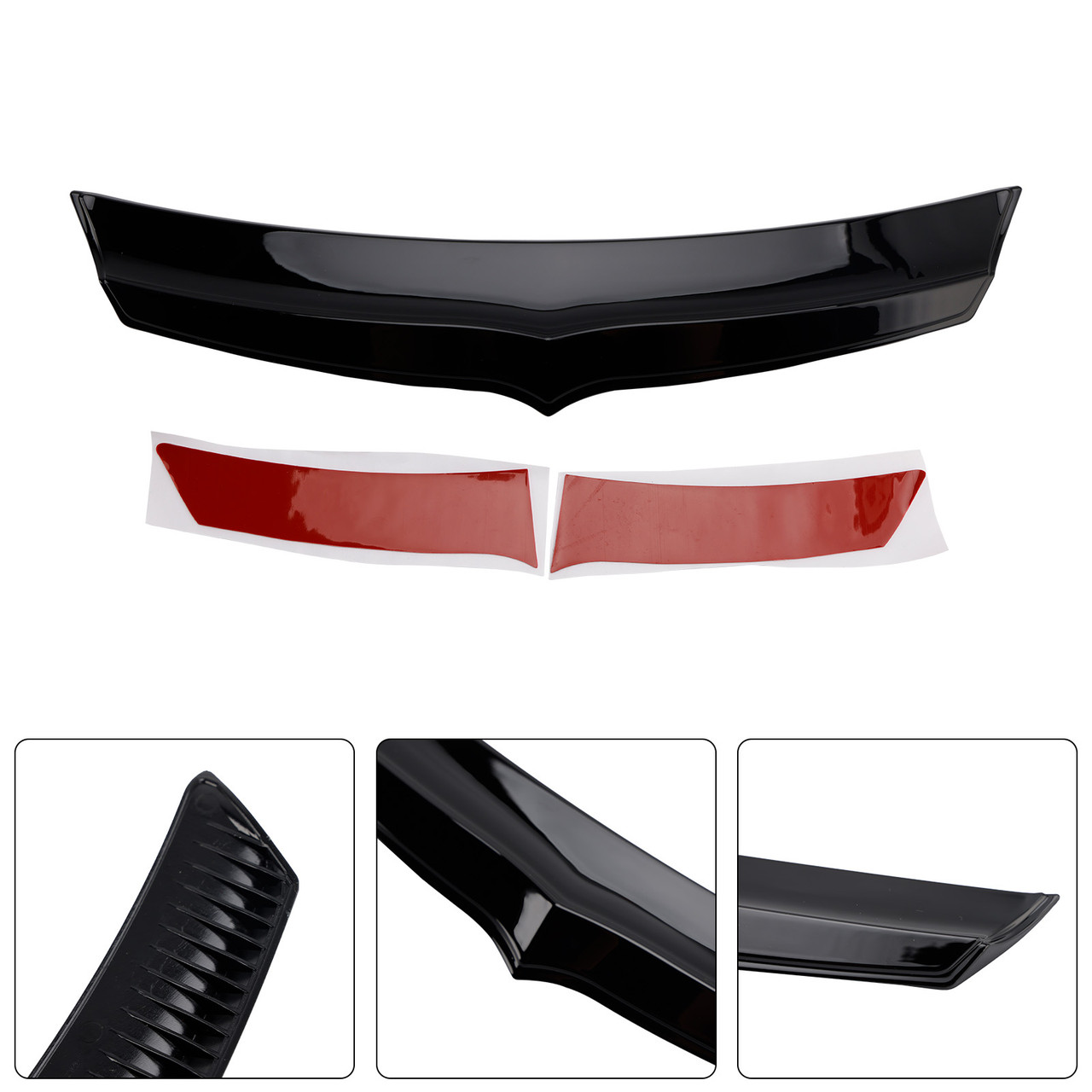 2016-2019 Harley Davidson FLTRU Road Glide Ultra Front Fairing Air Flow Vent Accent Trim Black Generic