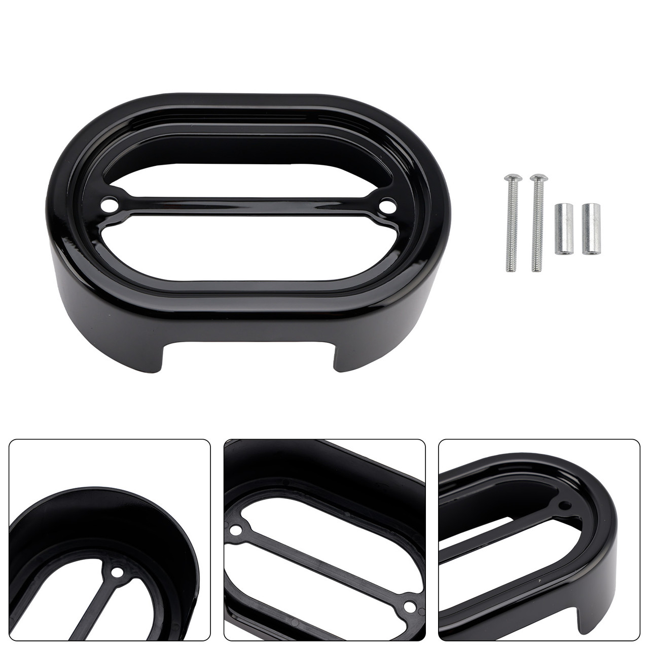 2001-2017 Harley Softail Breakout Voltage Regulator Rectifier Cover Black Generic