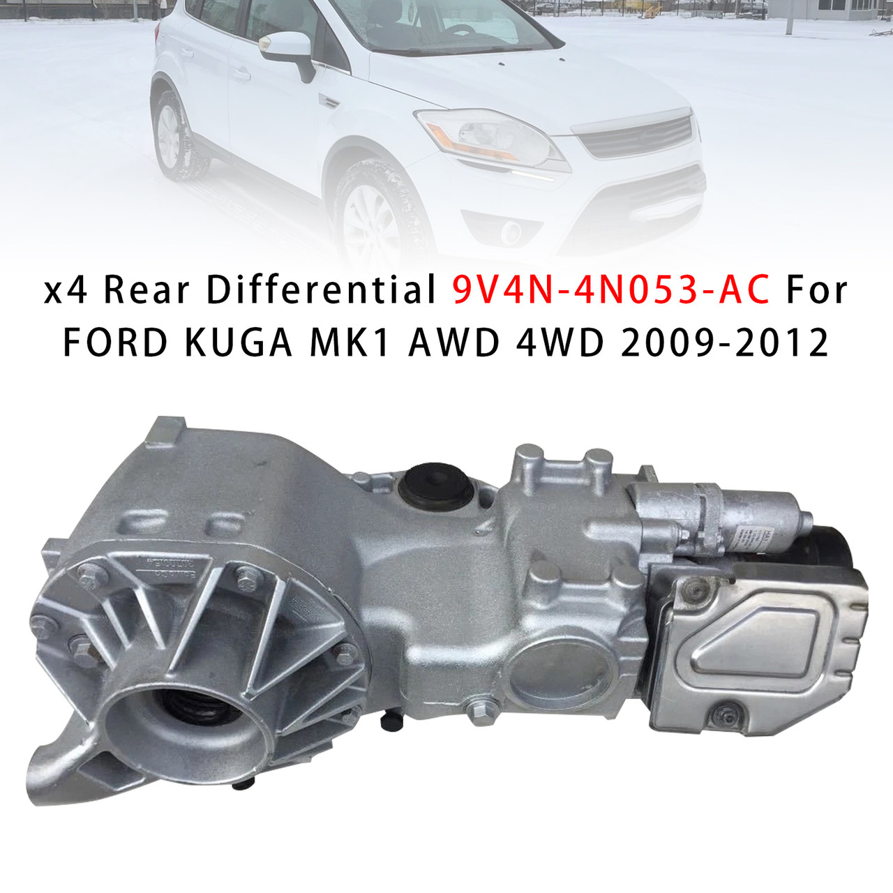 2009-2012 FORD KUGA MK1 AWD 4WD 4x4 Rear Differential 9V4N-4N053-AC Generic