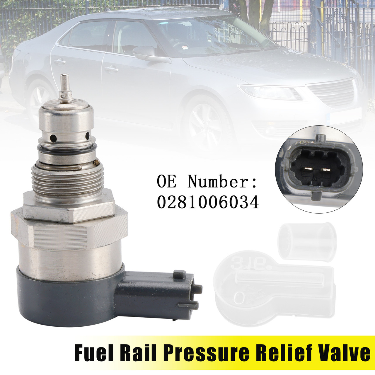 2010-2012 Saab 9-5 Fuel Rail Pressure Relief Valve 0281006034 Generic