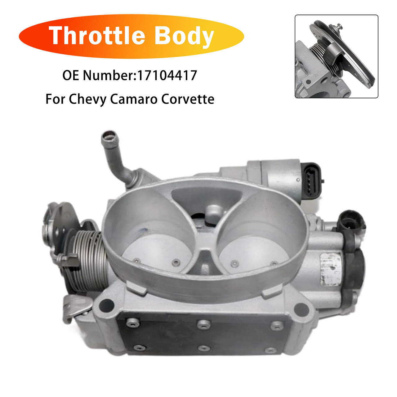 1985-1997 Chevy Camaro Corvette C4 350 Throttle Body 17104417 Generic