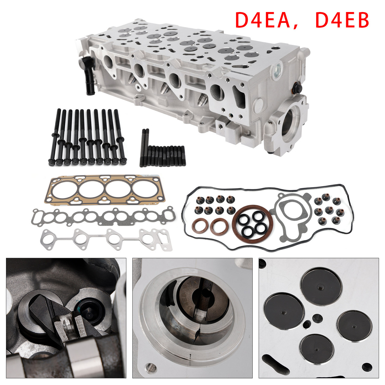 Hyundai Elanta Lantra Santa Fe Tuscon 2.0CRDi Cylinder Head Assembly With Gasket Kit D4EA D4EB Generic
