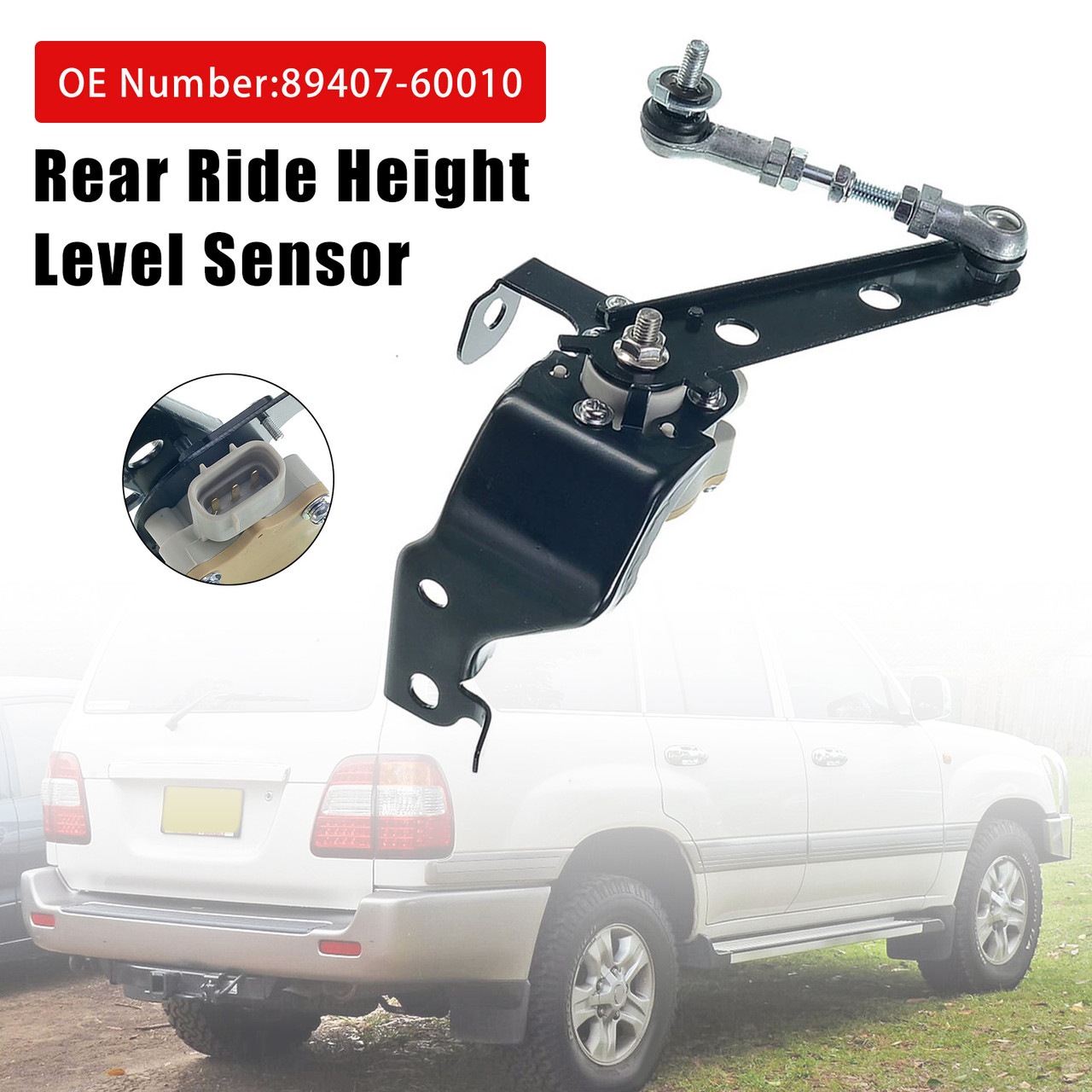 1998-2007 Lexus LX470 Ride Height Level Sensor Rear Side 89407-60010 Generic