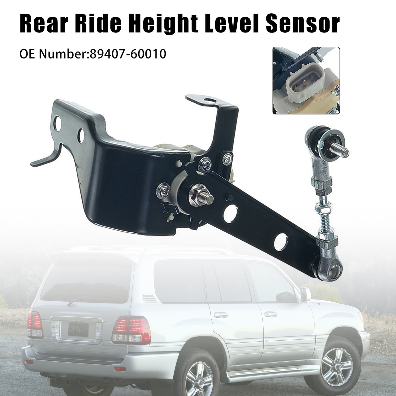 1998-2007 Lexus LX470 Ride Height Level Sensor Rear Side 89407-60010 Generic