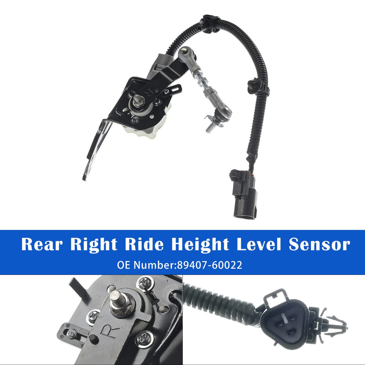 2003-2009 Lexus GX470 Sport Utility V8 4.7L Petrol Ride Height Level Sensor Rear Right 89407-60022 Generic