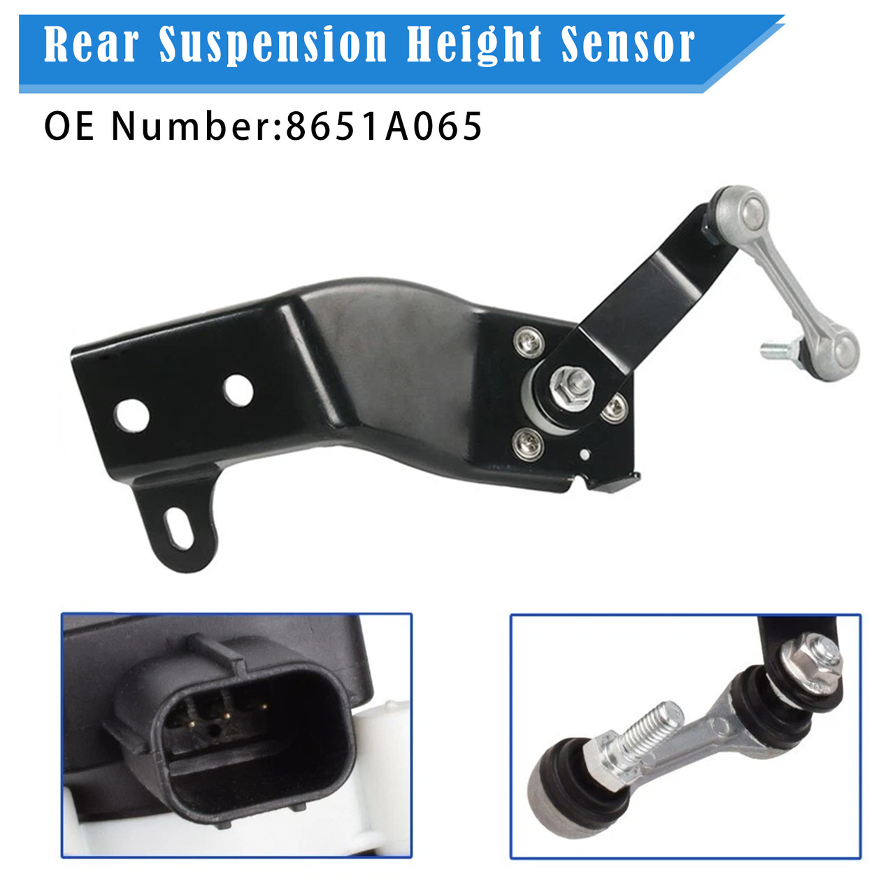 2006-2022 Mitsubishi Pajero/Shogun IV Rear Suspension Height Sensor 8651A065 Generic