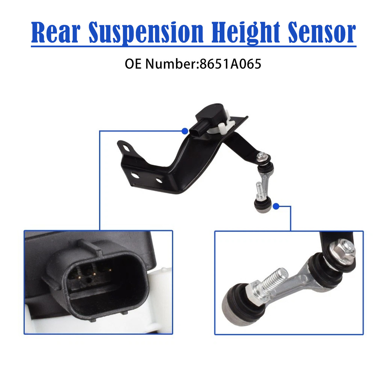 2006-2022 Mitsubishi Pajero/Shogun IV Rear Suspension Height Sensor 8651A065 Generic