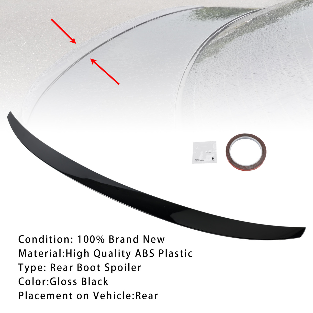 2015-2022 BMW 7 SERIES G11 G12 Rear Boot Spoiler Gloss Black Generic