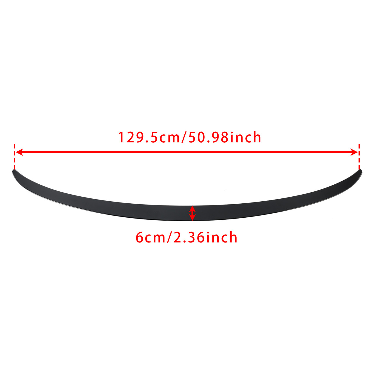 2014-2018 BMW X4 F26 Rear Boot Spoiler Gloss Black Generic