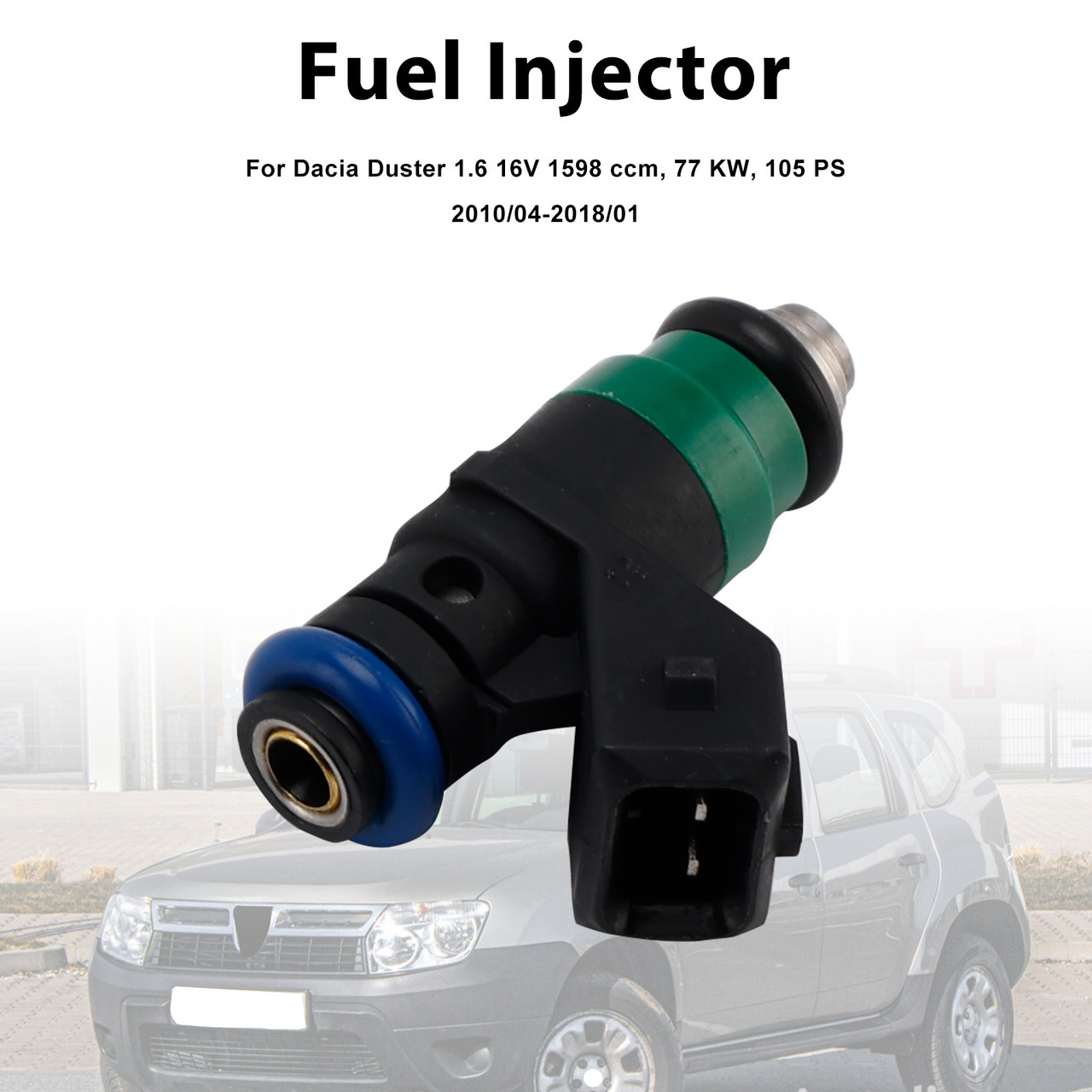 2007-2012 Dacia Logan MCV 1Pcs Fuel Injector 8200132254 Generic