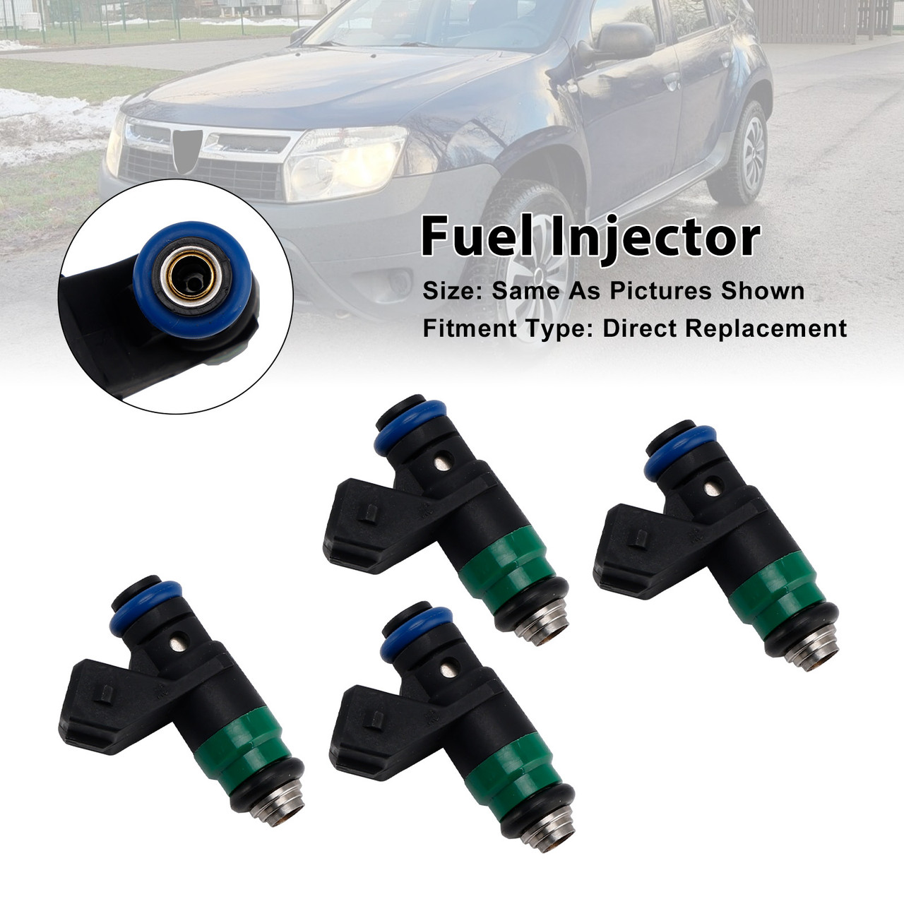 1999-2008 Renault SCÉNIC 4Pcs Fuel Injector 8200132254 Generic