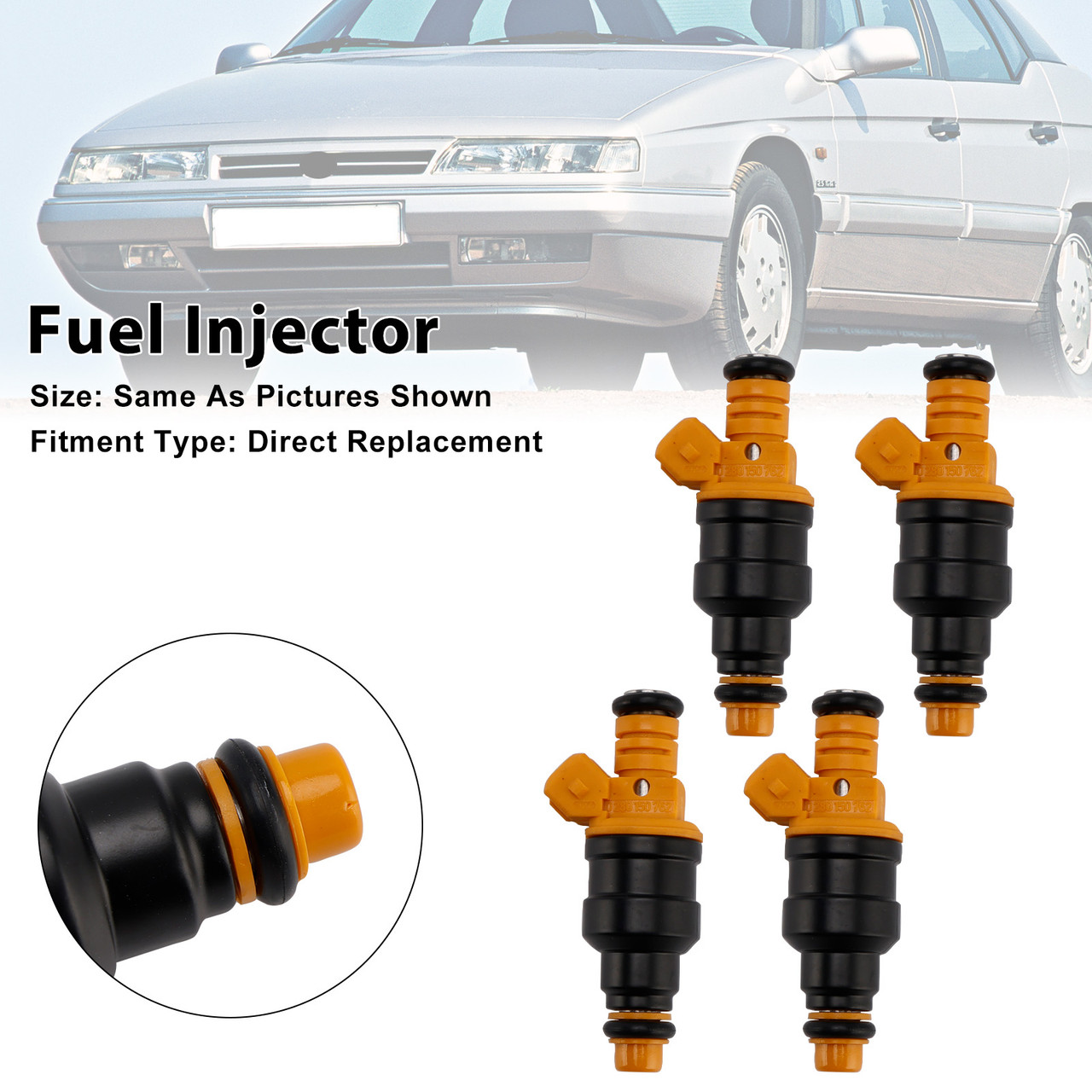 4Pcs Fuel Injector For Peugeot 205 405 Opel Vectra Citroën BX Volvo 0280150762