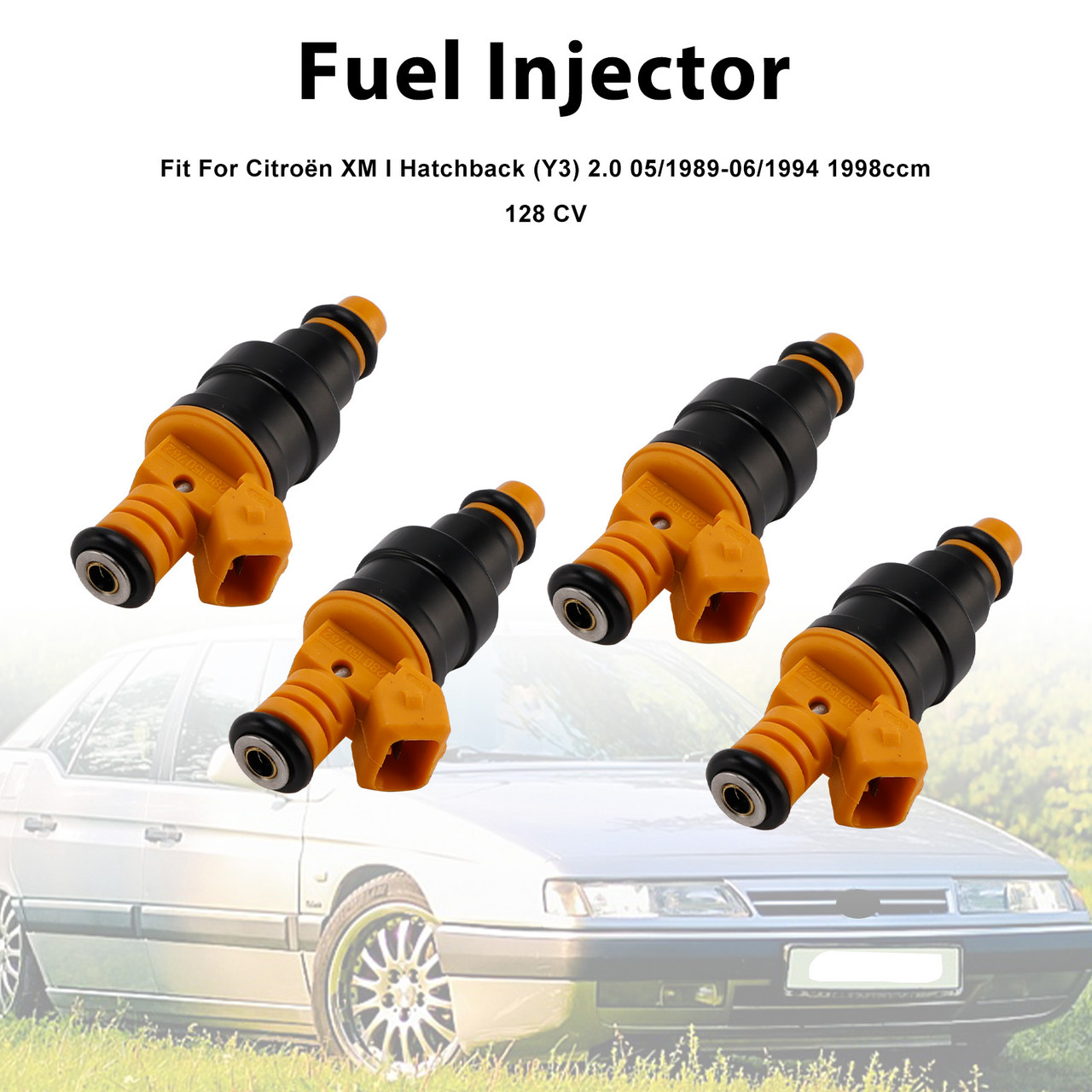 4Pcs Fuel Injector For Peugeot 205 405 Opel Vectra Citroën BX Volvo 0280150762