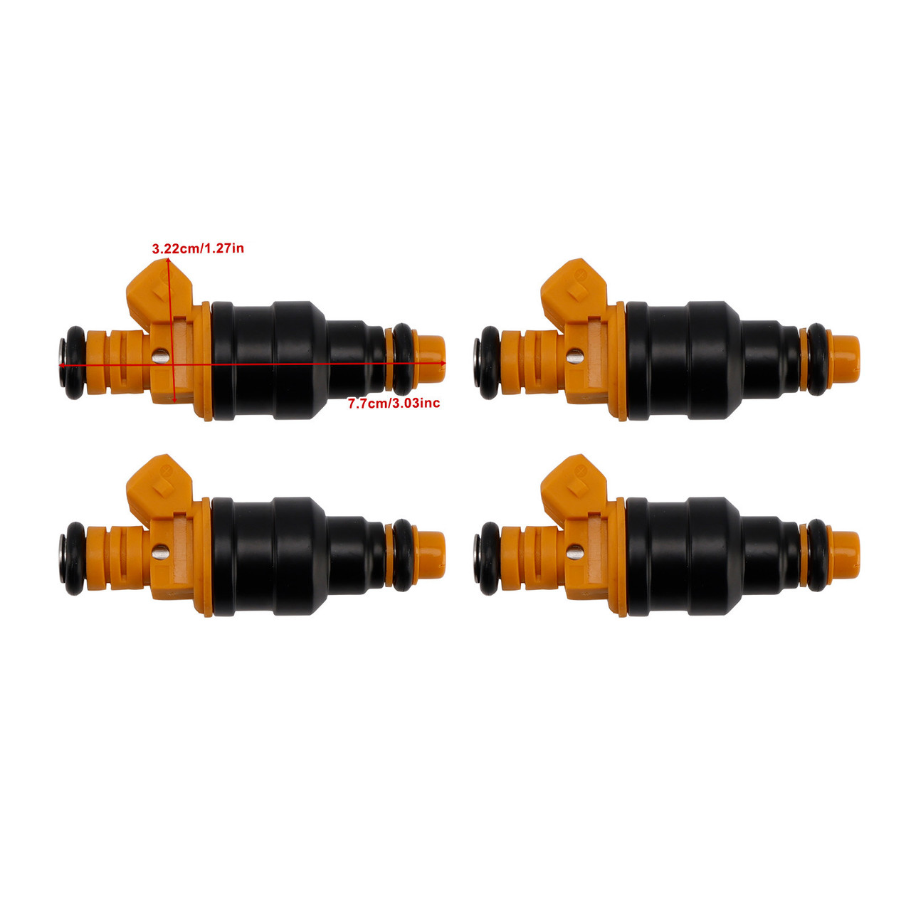 4Pcs Fuel Injector For Peugeot 205 405 Opel Vectra Citroën BX Volvo 0280150762