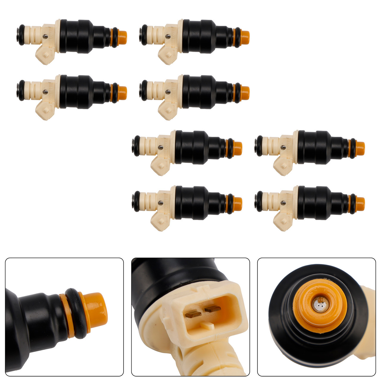 1987-1995 Porsche 928 5.0L 5.4L V8 8Pcs Fuel Injector 0280150730 92860611902 Generic