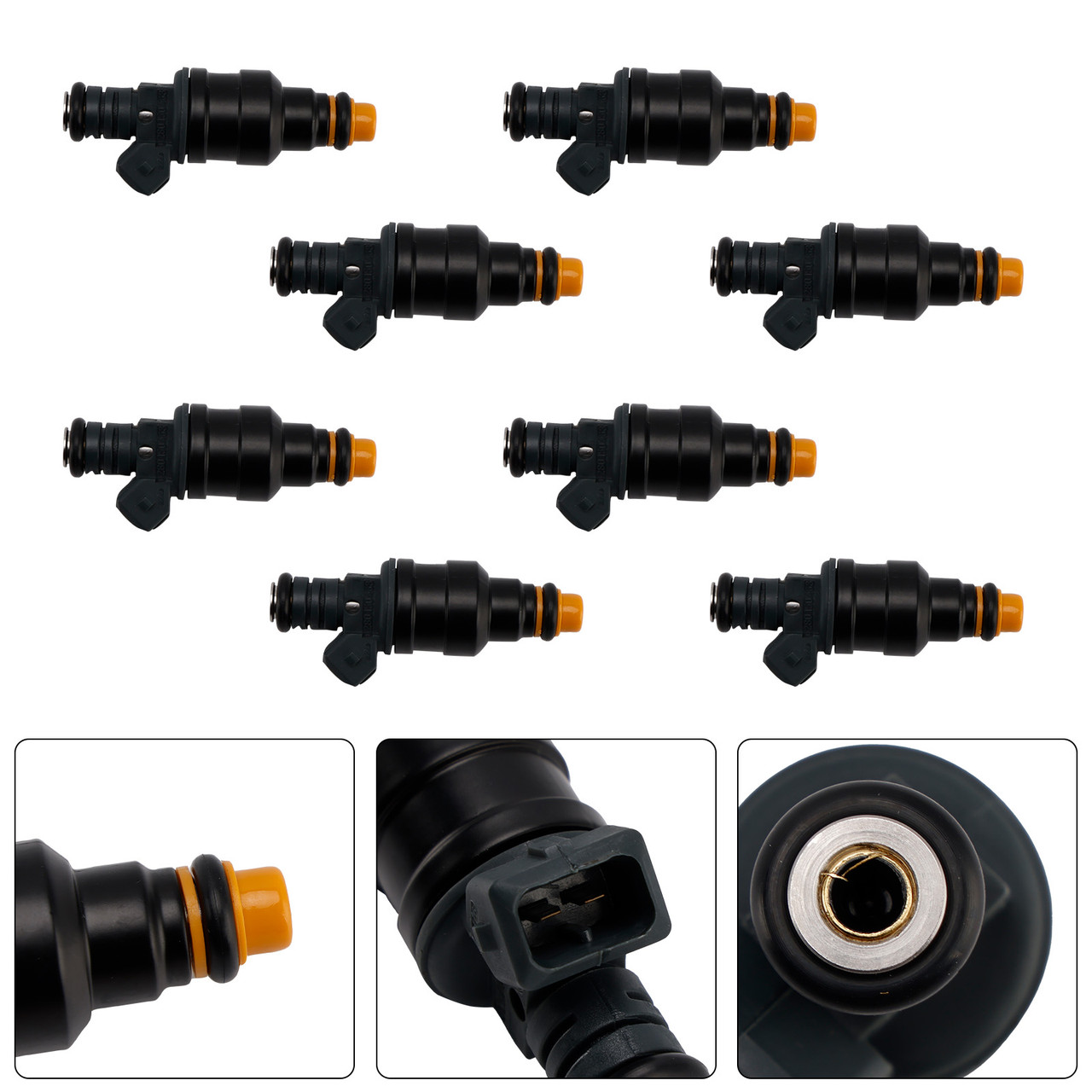 1988-1998 Audi A8 V8 S6 S4 Quattro 3.6L 3.7L 4.2L 8Pcs Fuel Injector 0280150463 Generic