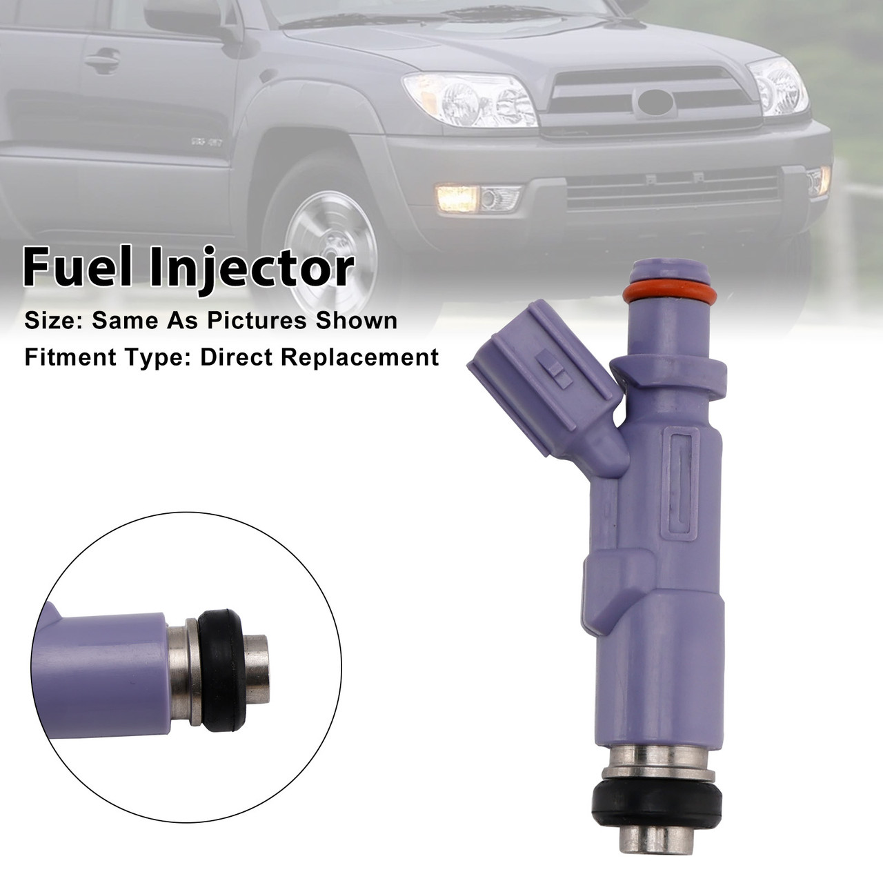 1999-2009 Lexus IS200/300 GX470 LX470 1Pcs Fuel Injector 23250-70120 Generic