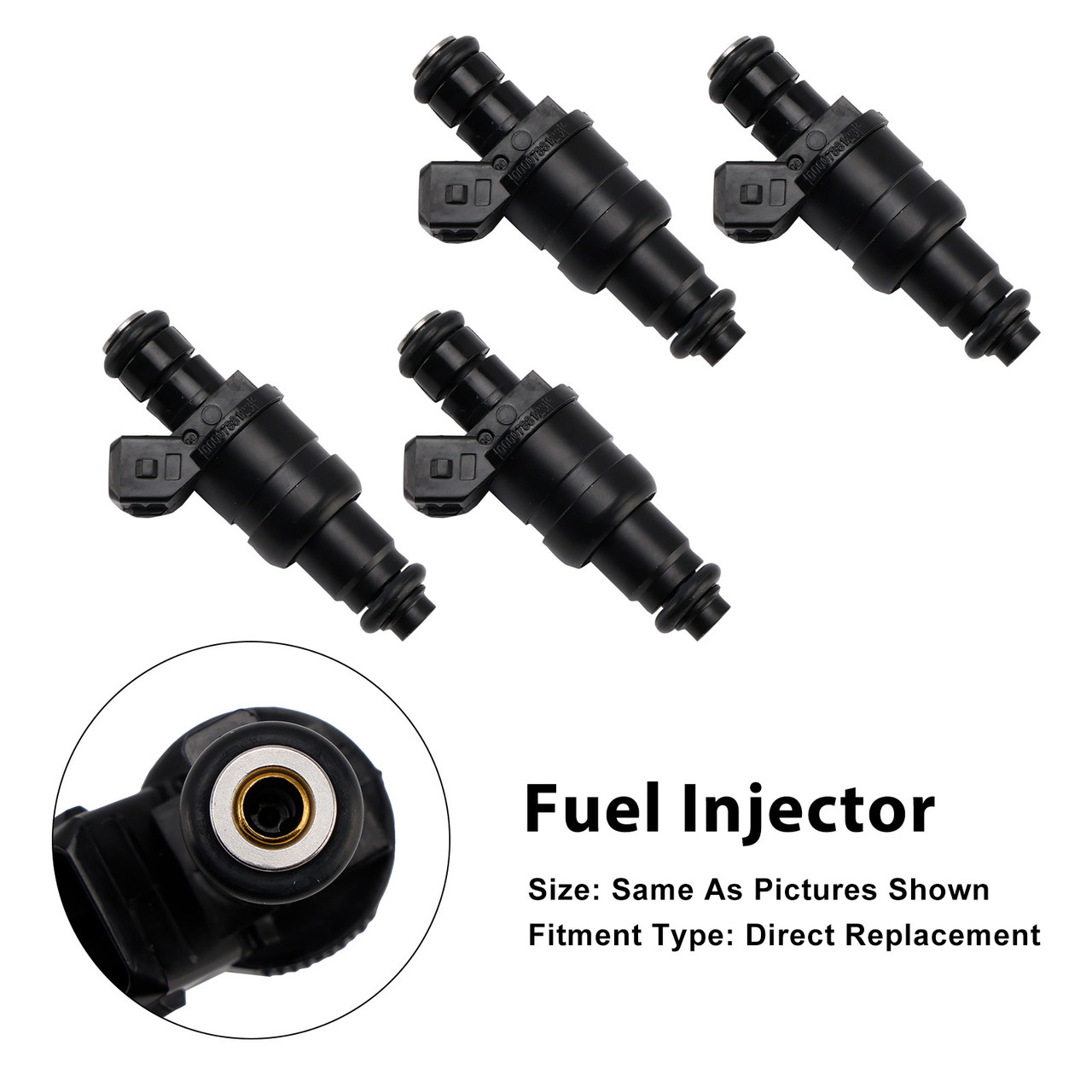 1996-2000 Mercedes-Benz SLK (R170) 230 Kompressor 4Pcs Fuel Injector 0000788123 Generic