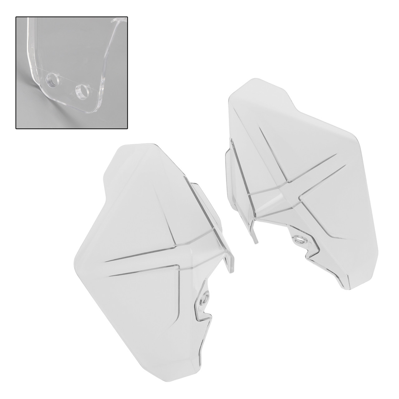 2025-2026 BMW R1300GS ADV Windshield Plate Side Panels Clear Generic