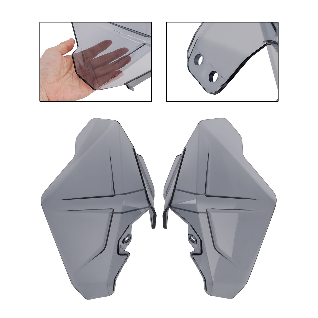 2025-2026 BMW R1300GS ADV Windshield Plate Side Panels Gray Generic