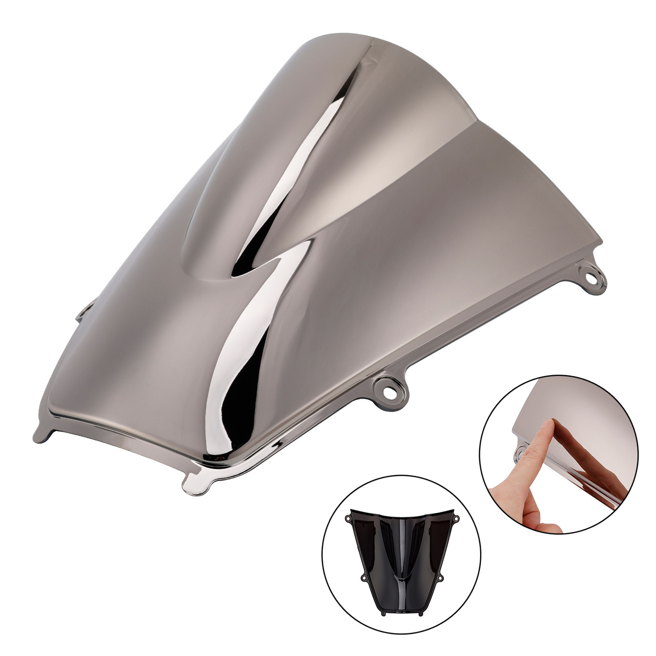 2021-2025 HONDA CBR600RR Windshield Chrome Generic