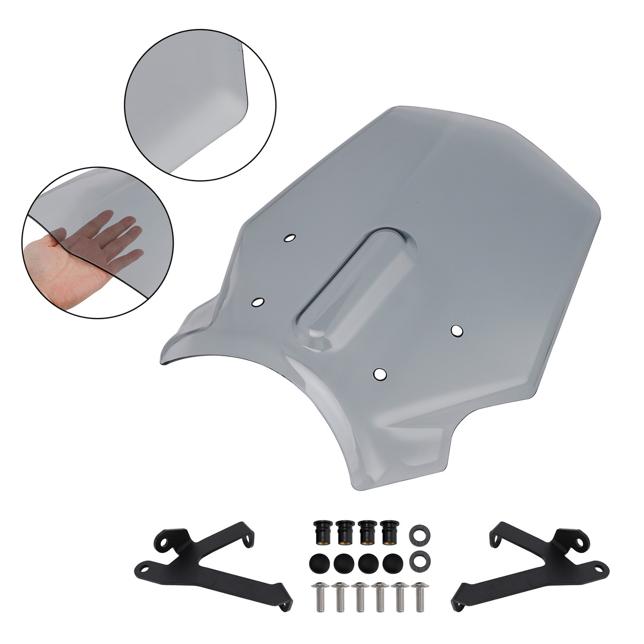 2024-2025 HONDA CB650R Windshield Gray Generic